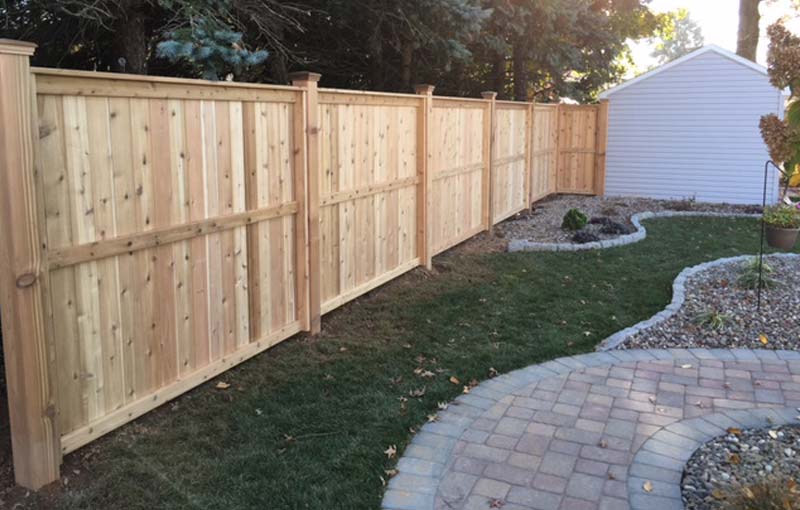 landscaping and fence installation